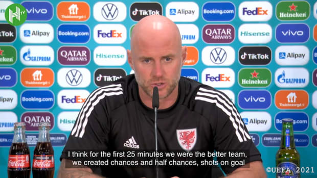 Wales manager Rob Page speaks after Euro exit